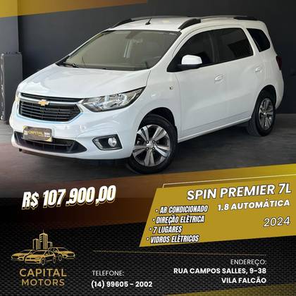 CHEVROLET SPIN 1.8 PREMIER 8V FLEX 4P AUTOMÁTICO
